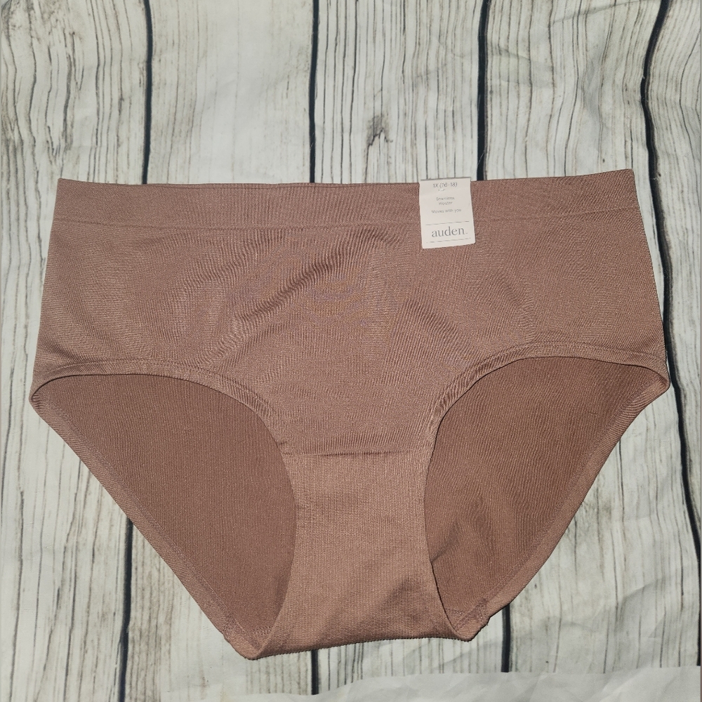 Auden Brown Seamless HIPSTER Underwear 1X